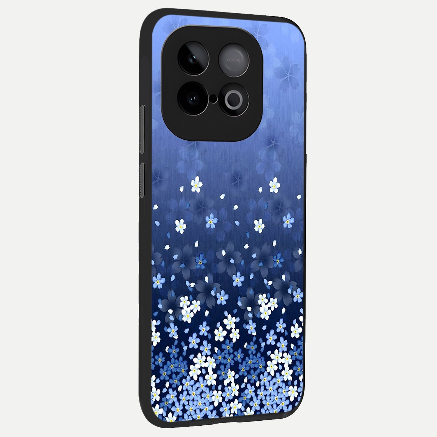  Blue Starry back cover for iQOO Neo 10 slim fit glass case with vibrant aesthetic design