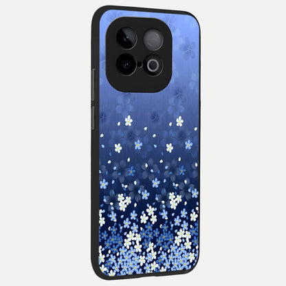  Blue Starry back cover for iQOO Neo 10 slim fit glass case with vibrant aesthetic design