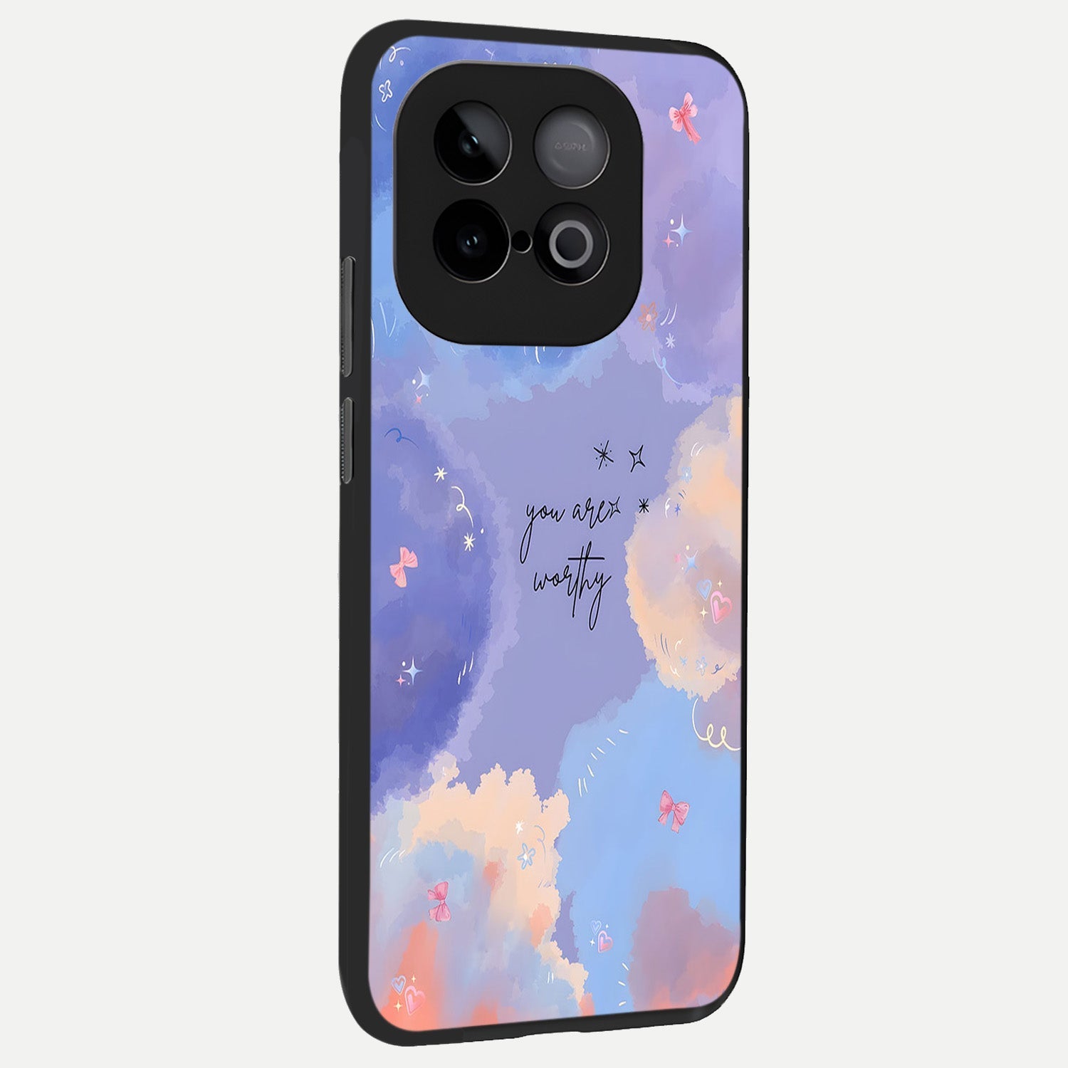  Celestial Cloud Magic back cover for iQOO Neo 10 slim fit glass case with vibrant aesthetic design