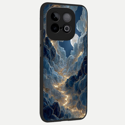  Celestial Cloud Road back cover for iQOO Neo 10 slim fit glass case with vibrant aesthetic design