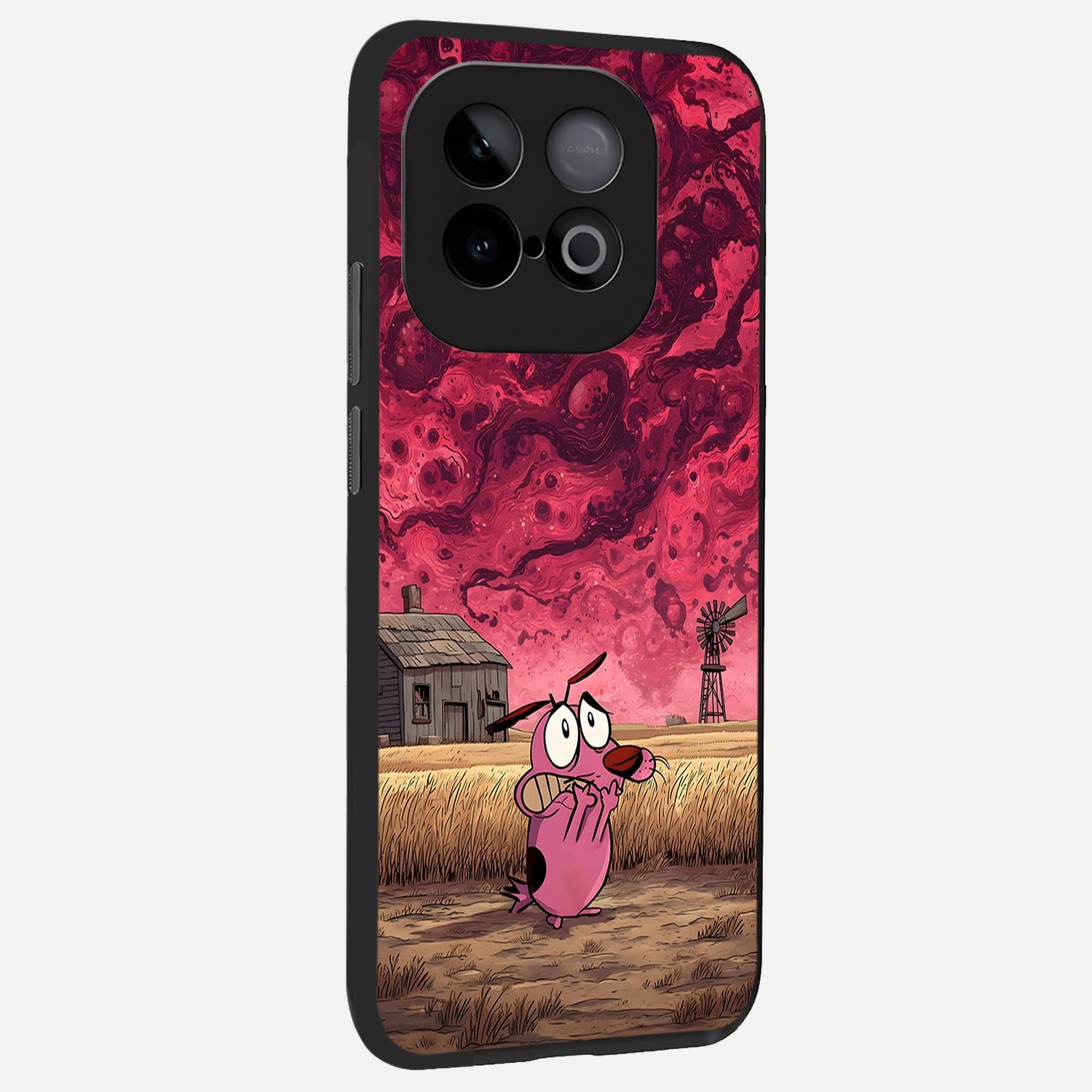  Courage Under Sky back cover for iQOO Neo 10 slim fit glass case with vibrant aesthetic design