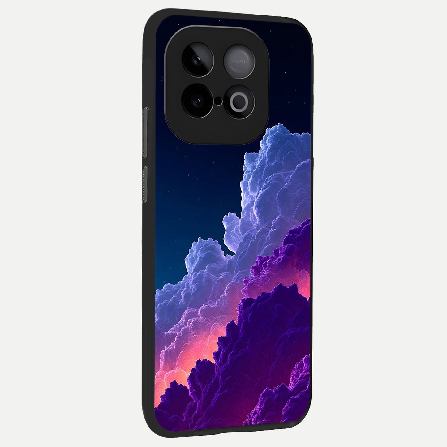  Dreamy Cloud Skies back cover for iQOO Neo 10 slim fit glass case with vibrant aesthetic design