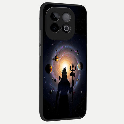  Galactic Shiva Vision back cover for iQOO Neo 10 slim fit glass case with vibrant aesthetic design