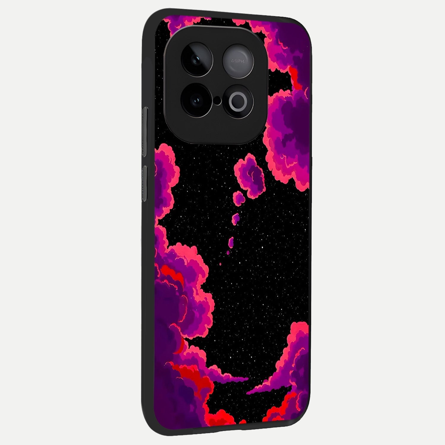  Galaxy Dream Frame back cover for iQOO Neo 10 slim fit glass case with vibrant aesthetic design