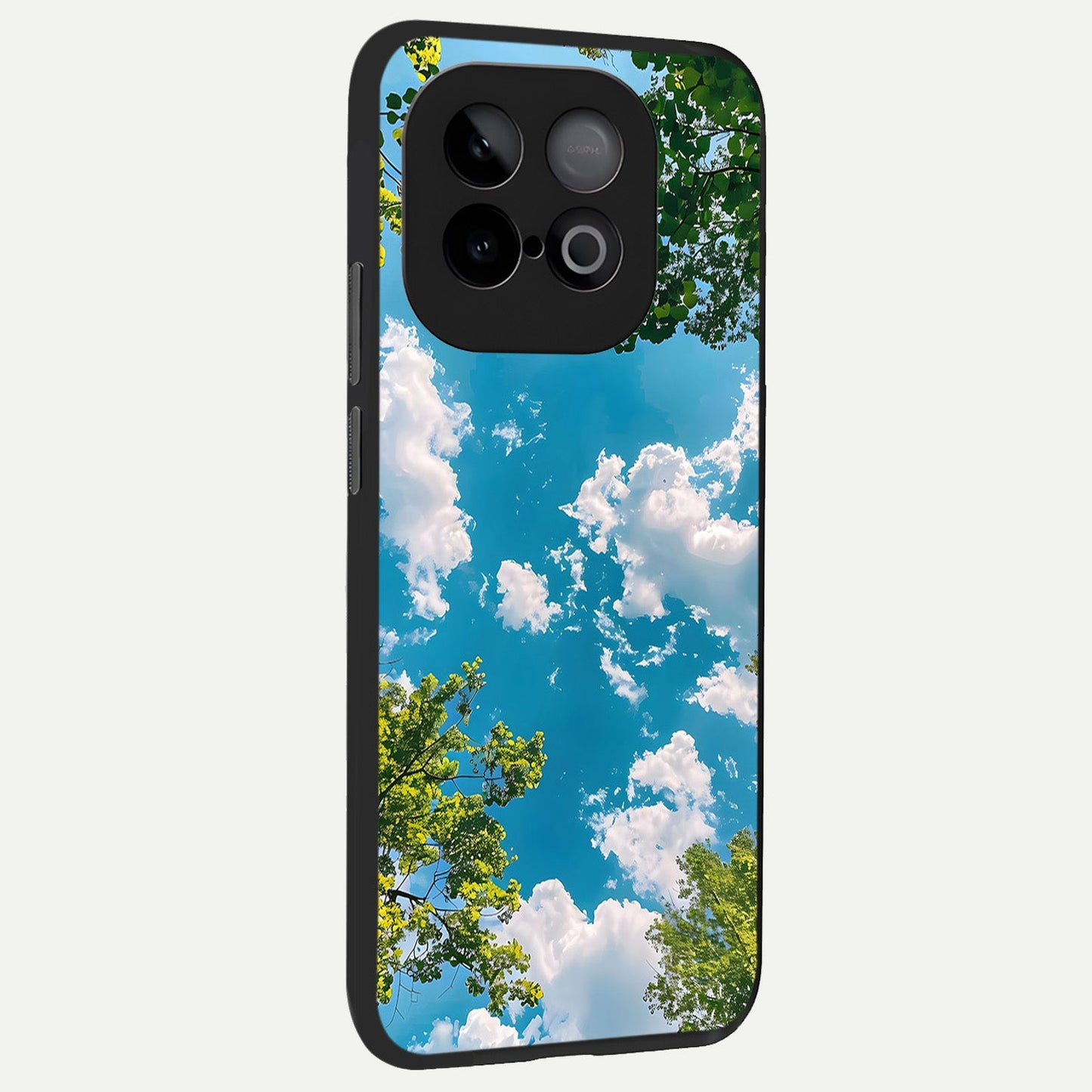  Green Moon Energy back cover for iQOO Neo 10 slim fit glass case with vibrant aesthetic design
