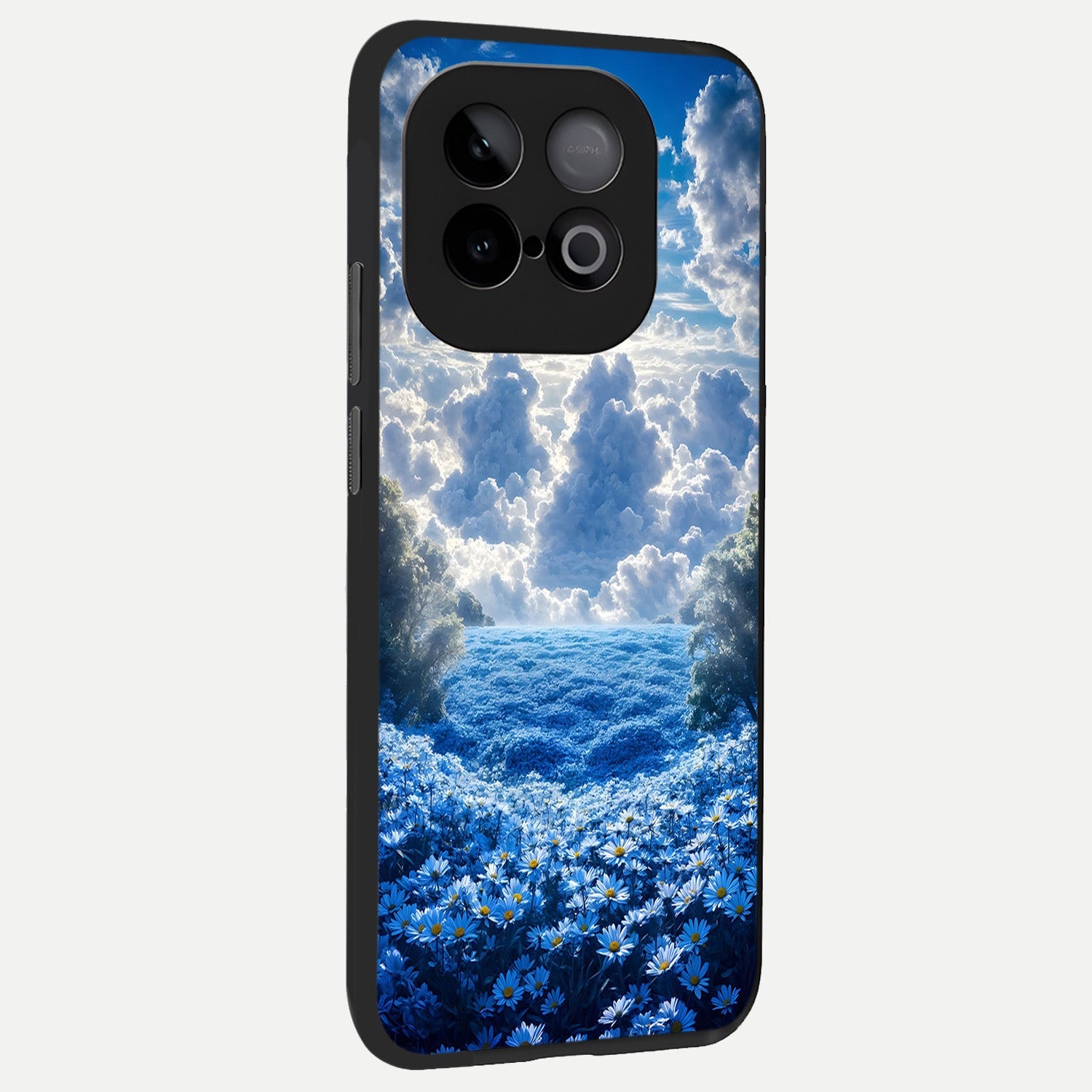  Heavenly Daisy Horizon back cover for iQOO Neo 10 slim fit glass case with vibrant aesthetic design