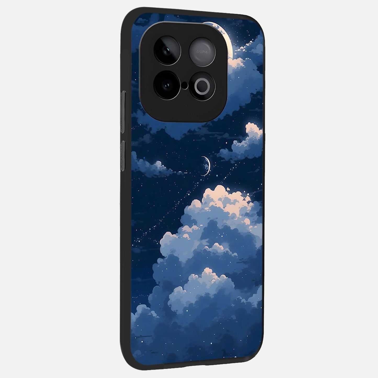  Moon Dream Haze back cover for iQOO Neo 10 slim fit glass case with vibrant aesthetic design