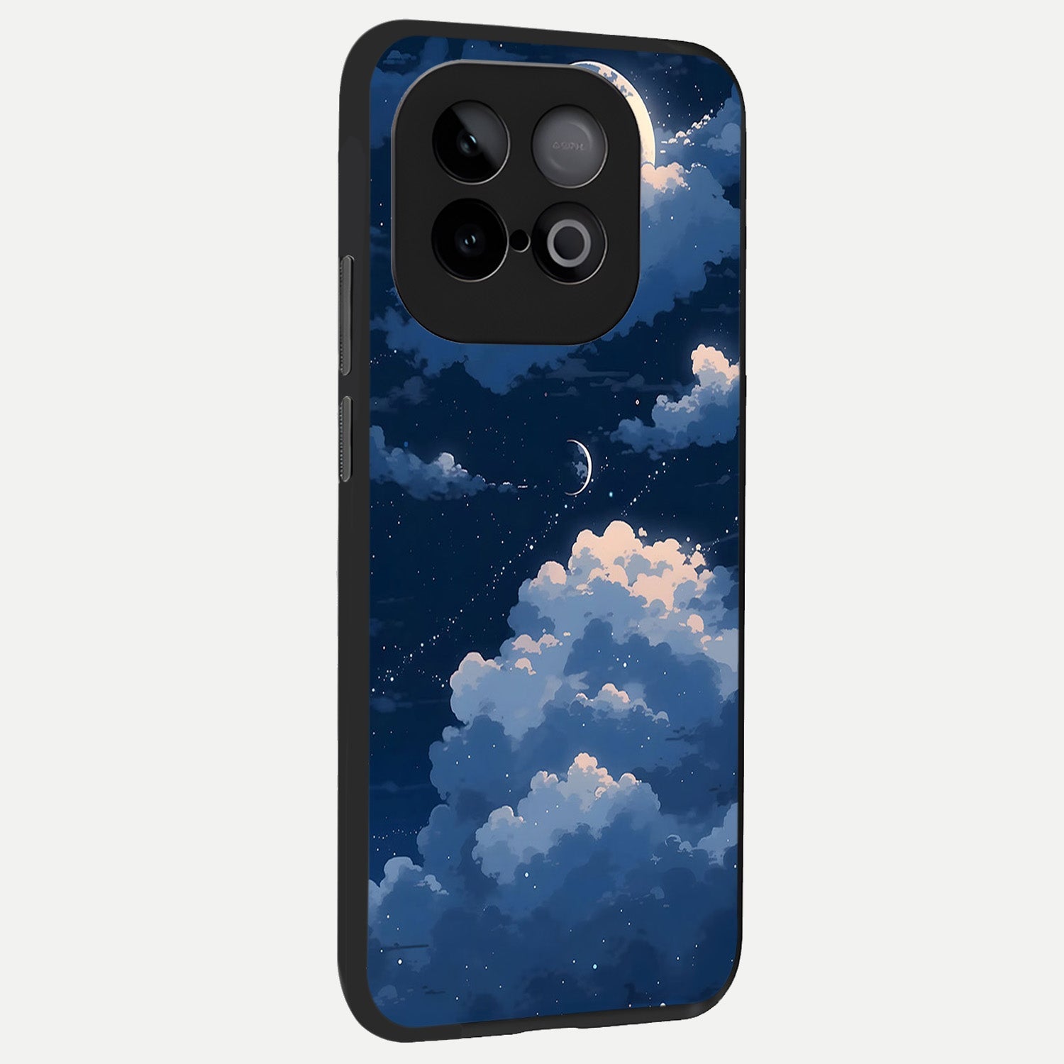 Moon Dream Haze back cover for iQOO Neo 10 slim fit glass case with vibrant aesthetic design