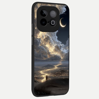  Moonlight Spark Path back cover for iQOO Neo 10 slim fit glass case with vibrant aesthetic design