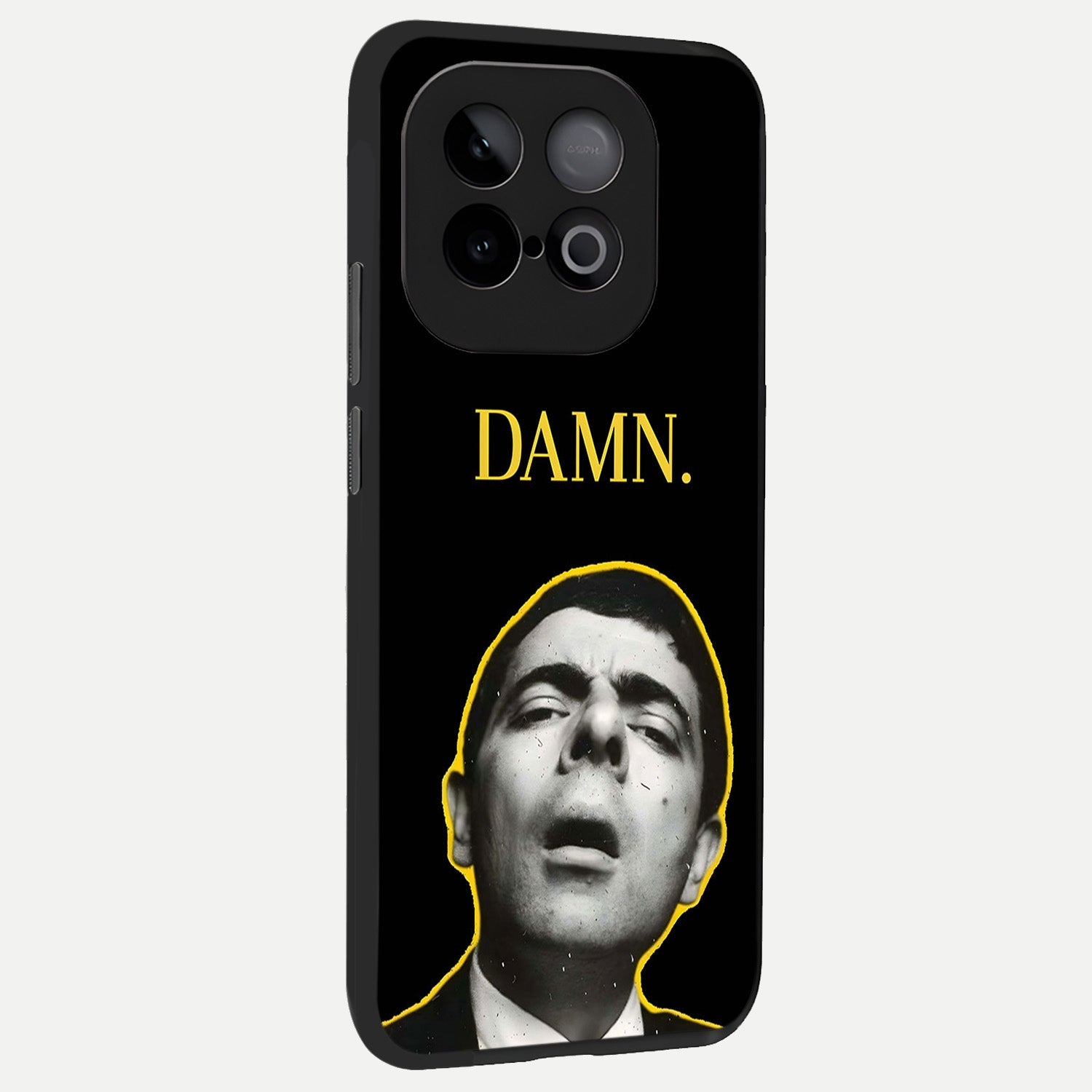  Mr Bean Damn back cover for iQOO Neo 10 slim fit glass case with vibrant aesthetic design