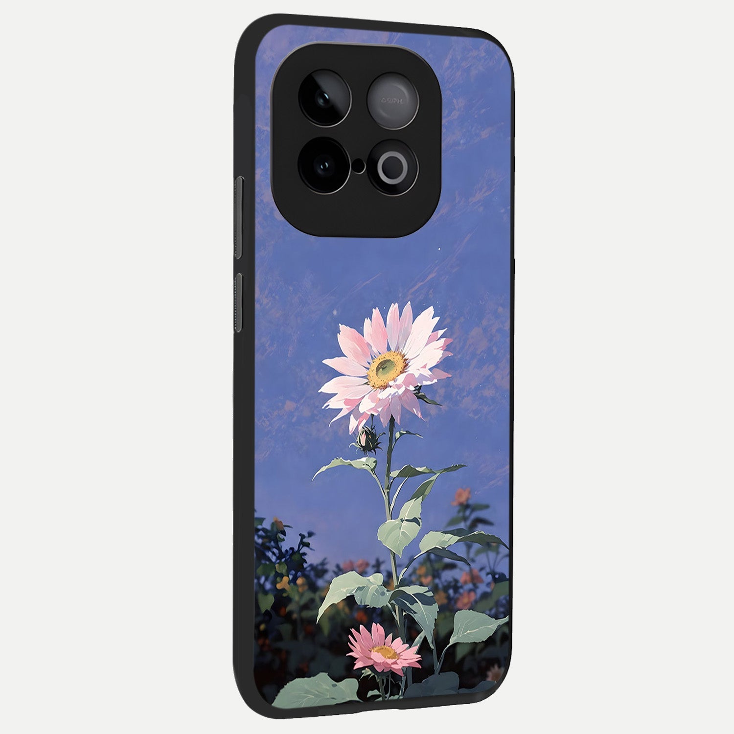  Pink Shells Outline back cover for iQOO Neo 10 slim fit glass case with vibrant aesthetic design
