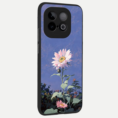  Pink Shells Outline back cover for iQOO Neo 10 slim fit glass case with vibrant aesthetic design