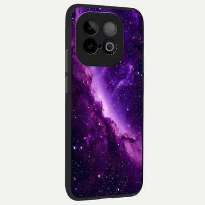  Purple Shade Sky back cover for iQOO Neo 10 slim fit glass case with vibrant aesthetic design