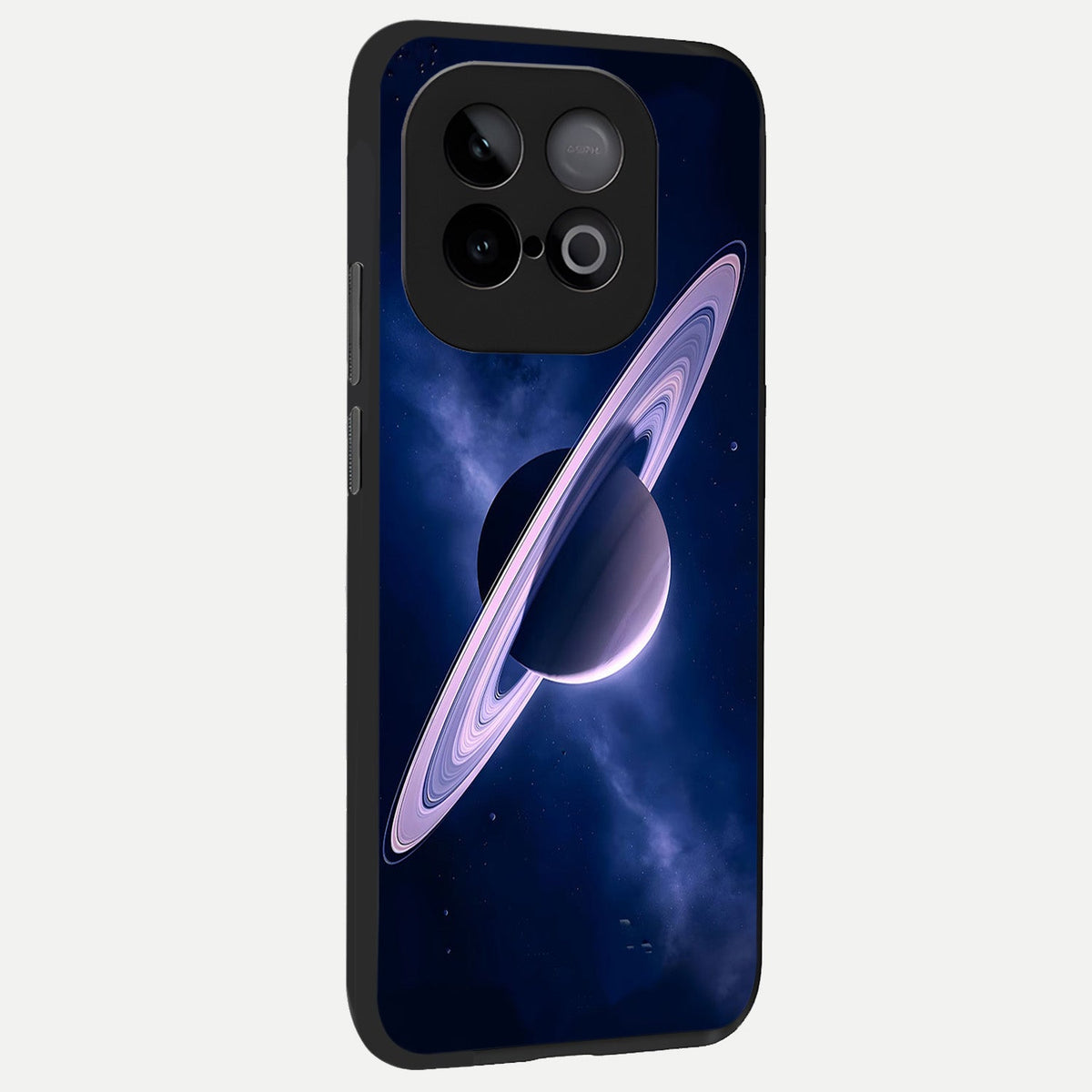  Saturn Ring Mystique back cover for iQOO Neo 10 slim fit glass case with vibrant aesthetic design