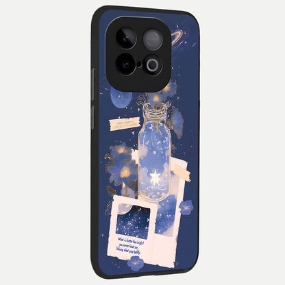  Starlit Cosmic Jar back cover for iQOO Neo 10 slim fit glass case with vibrant aesthetic design