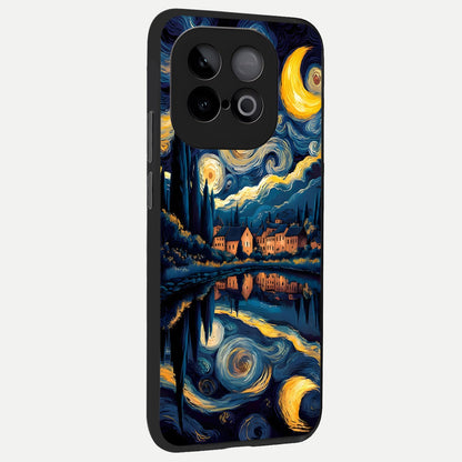  Starry Sky Serenity back cover for iQOO Neo 10 slim fit glass case with vibrant aesthetic design