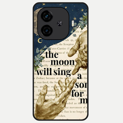  Aesthetic Divine Glass Case for  iQOO Z9 Turbo back cover – full design glossy printed glass finish