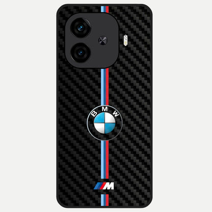  BMW Pattern Glass Case for  iQOO Z9 Turbo back cover – full design glossy printed glass finish