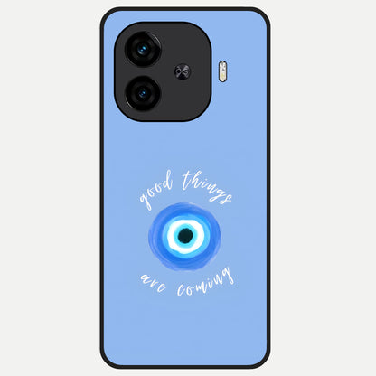  Bright Future Ahead Glass Case for  iQOO Z9 Turbo back cover – full design glossy printed glass finish