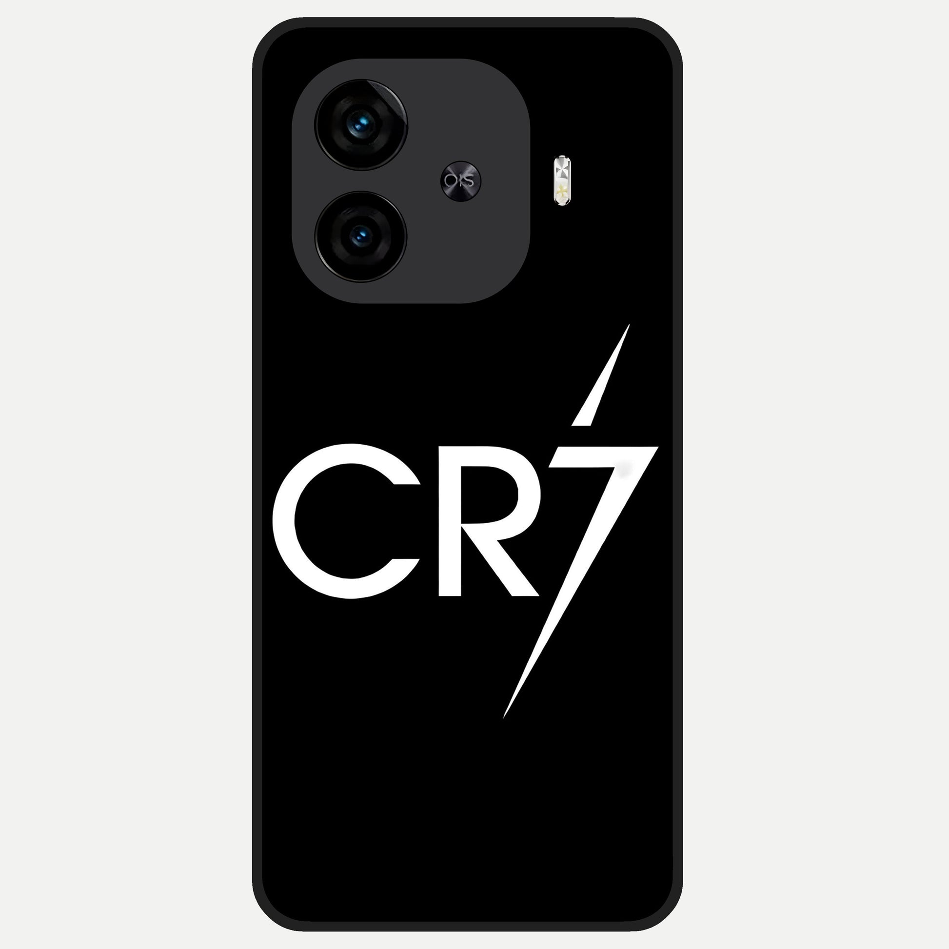  CR7 Elite Strike Glass Case for  iQOO Z9 Turbo back cover – full design glossy printed glass finish