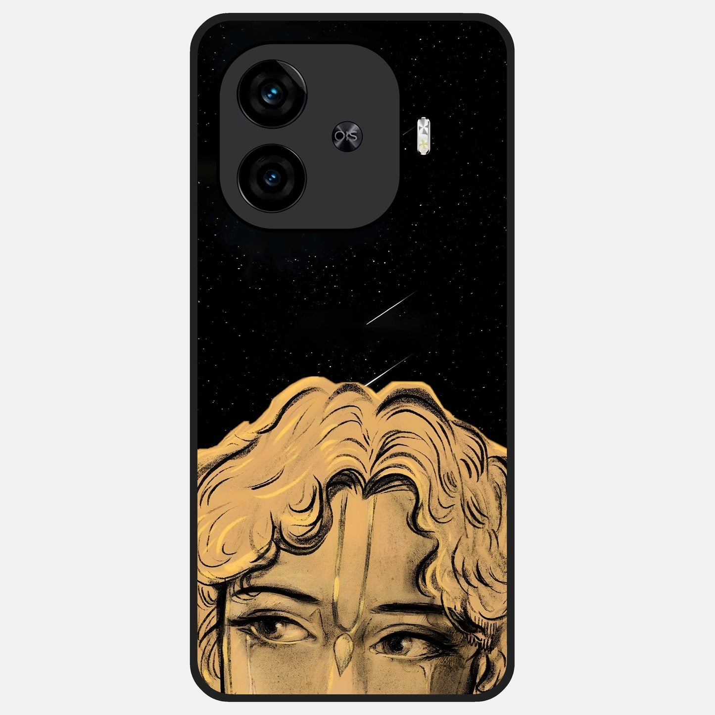  Celestial Gods Plan Glass Case for  iQOO Z9 Turbo back cover – full design glossy printed glass finish