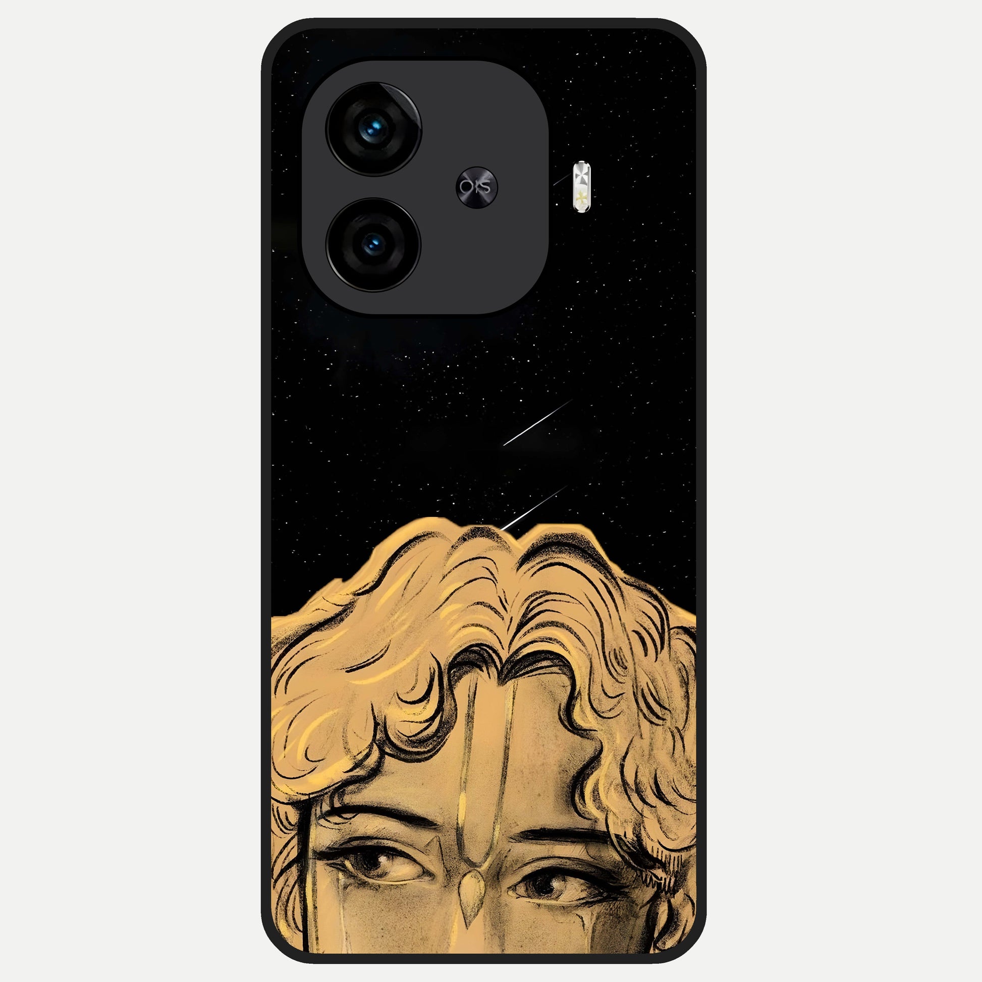  Celestial Gods Plan Glass Case for  iQOO Z9 Turbo back cover – full design glossy printed glass finish
