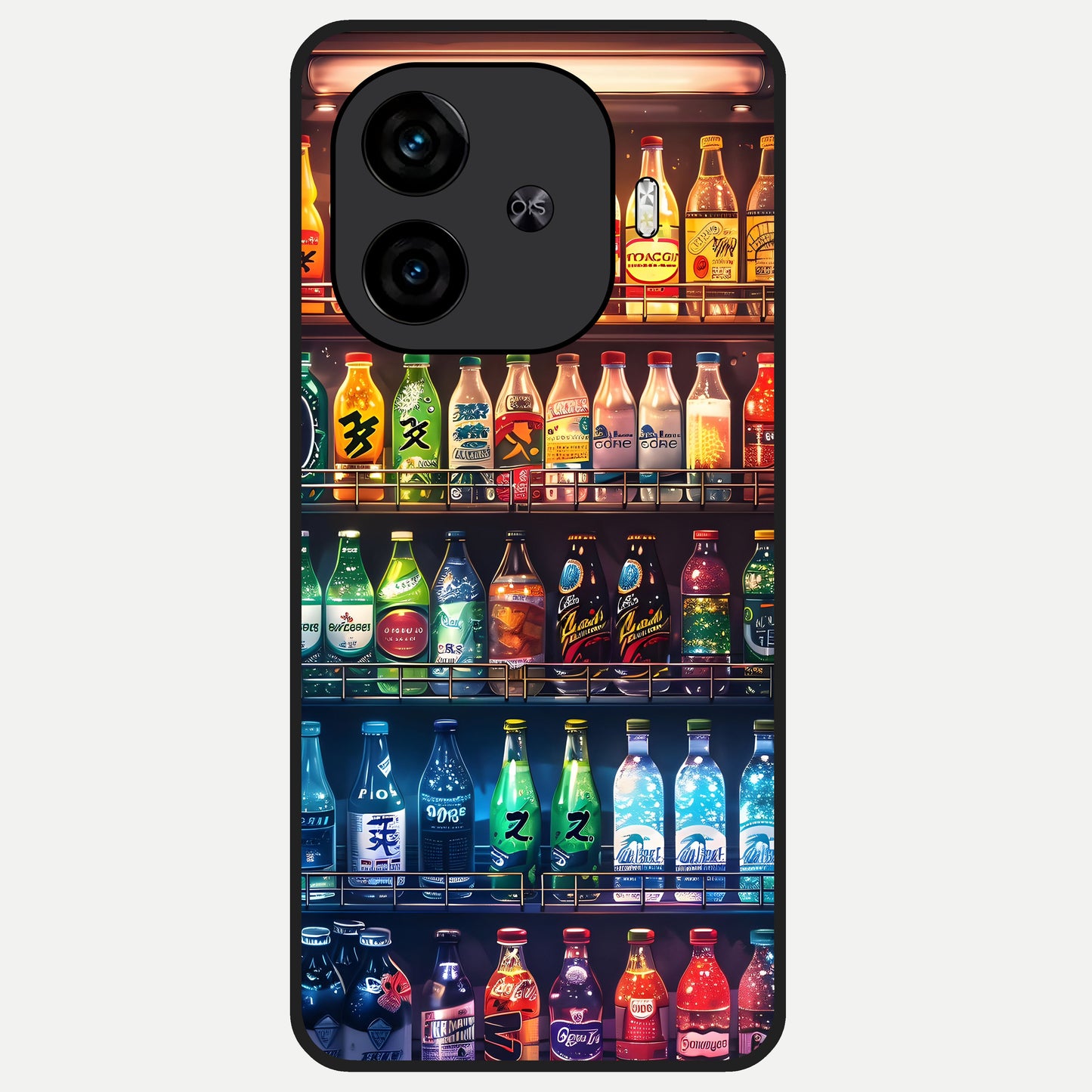  Colorfull Tree Glass Case for  iQOO Z9 Turbo back cover – full design glossy printed glass finish