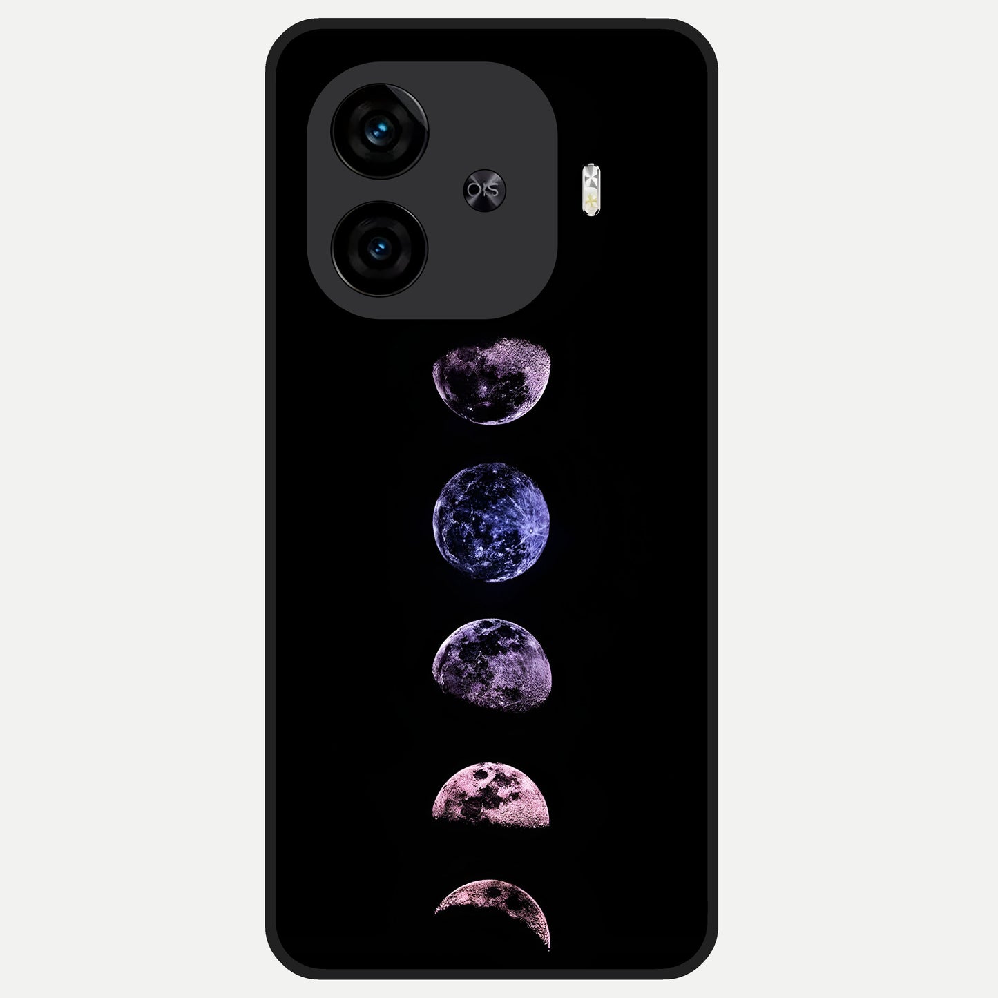  Crimson All Planets Glass Case for  iQOO Z9 Turbo back cover – full design glossy printed glass finish