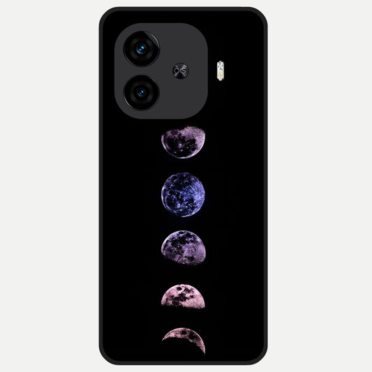  Crimson All Planets Glass Case for  iQOO Z9 Turbo back cover – full design glossy printed glass finish