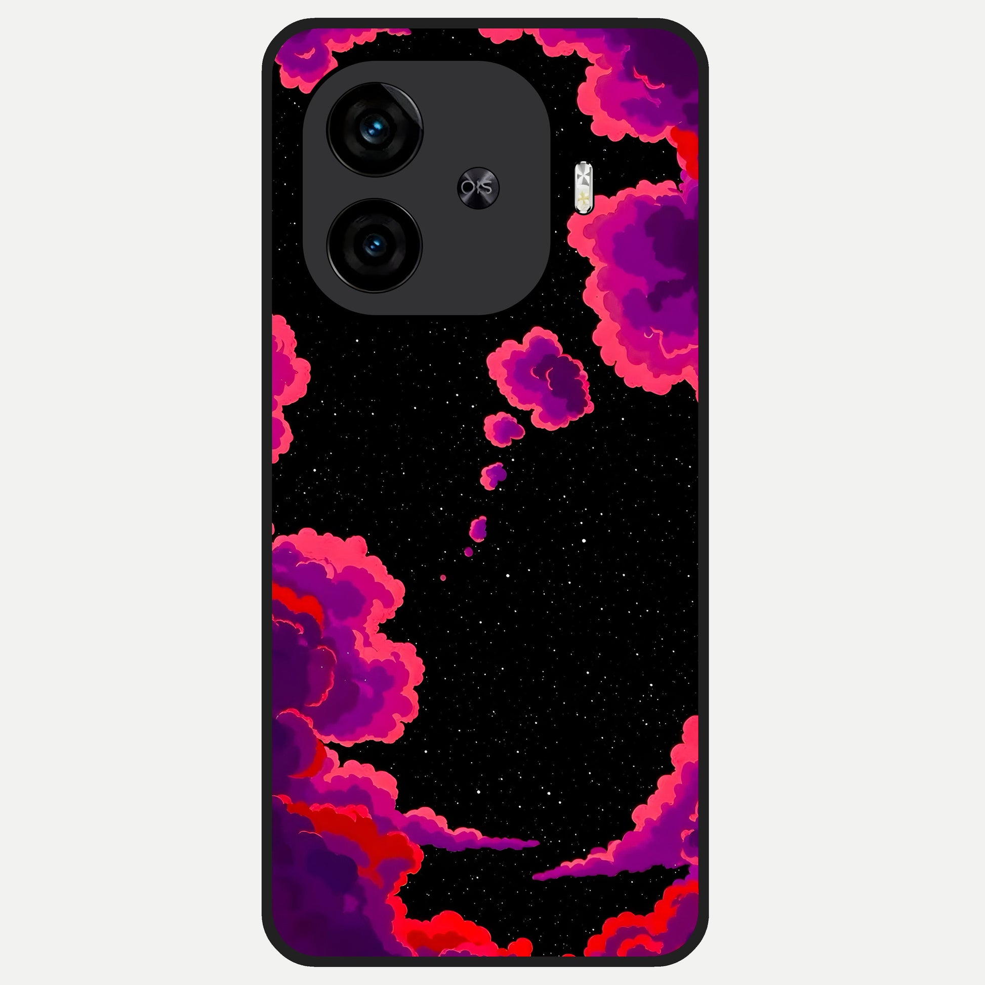  Galaxy Dream Frame Glass Case for  iQOO Z9 Turbo back cover – full design glossy printed glass finish