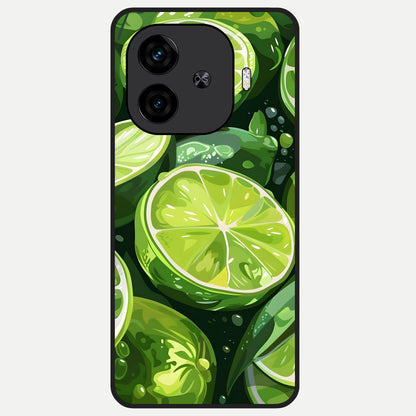  Green Kawasaki Glass Case for  iQOO Z9 Turbo back cover – full design glossy printed glass finish