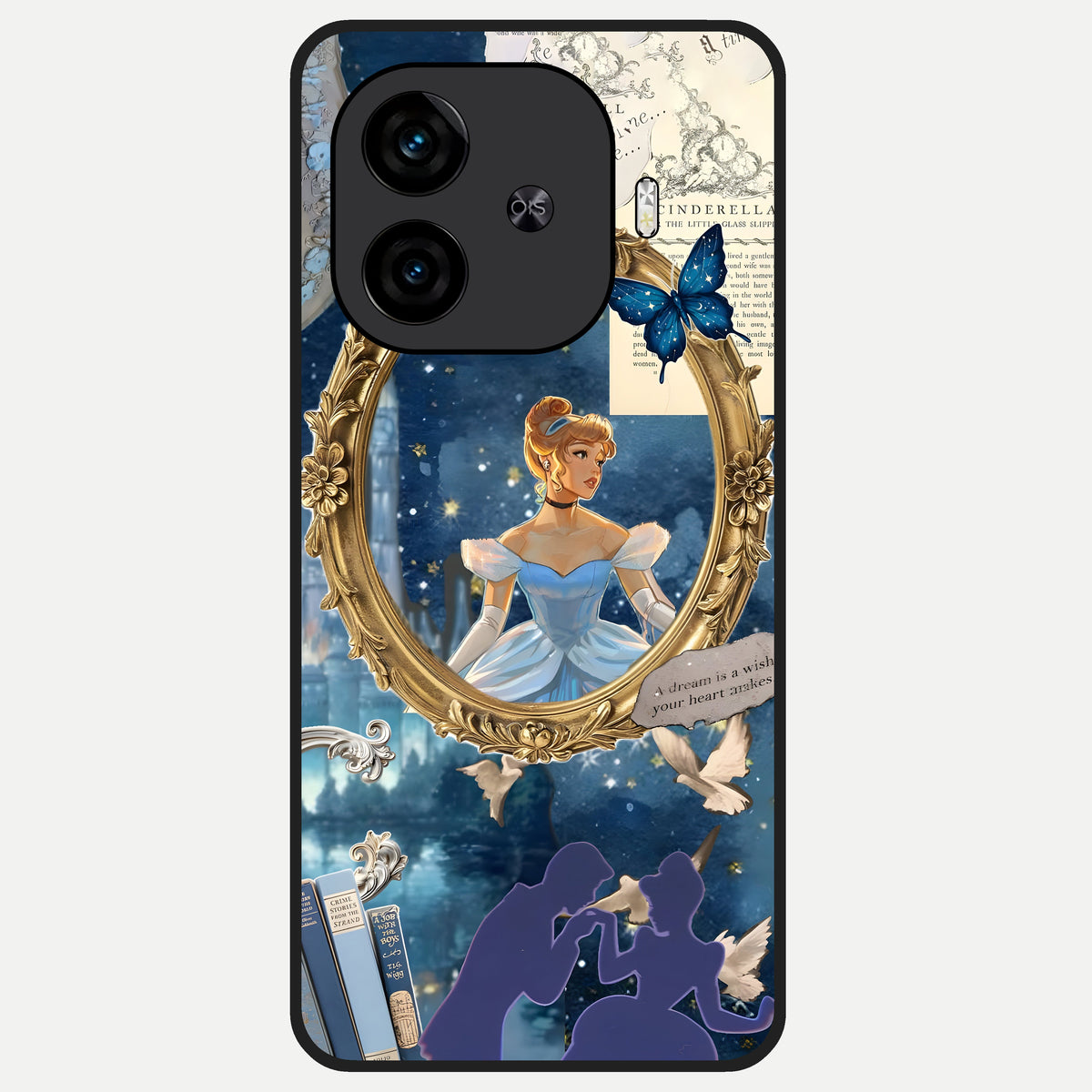  Midnight Queen Glass Case for  iQOO Z9 Turbo back cover – full design glossy printed glass finish