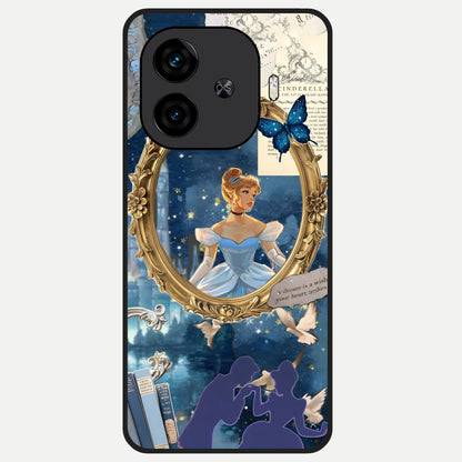  Midnight Queen Glass Case for  iQOO Z9 Turbo back cover – full design glossy printed glass finish