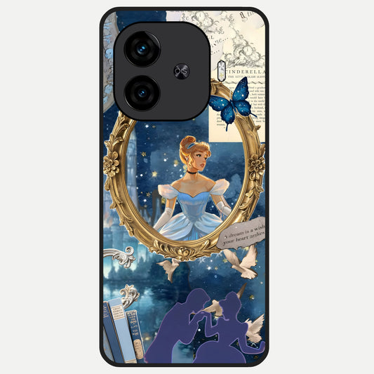  Midnight Queen Glass Case for  iQOO Z9 Turbo back cover – full design glossy printed glass finish