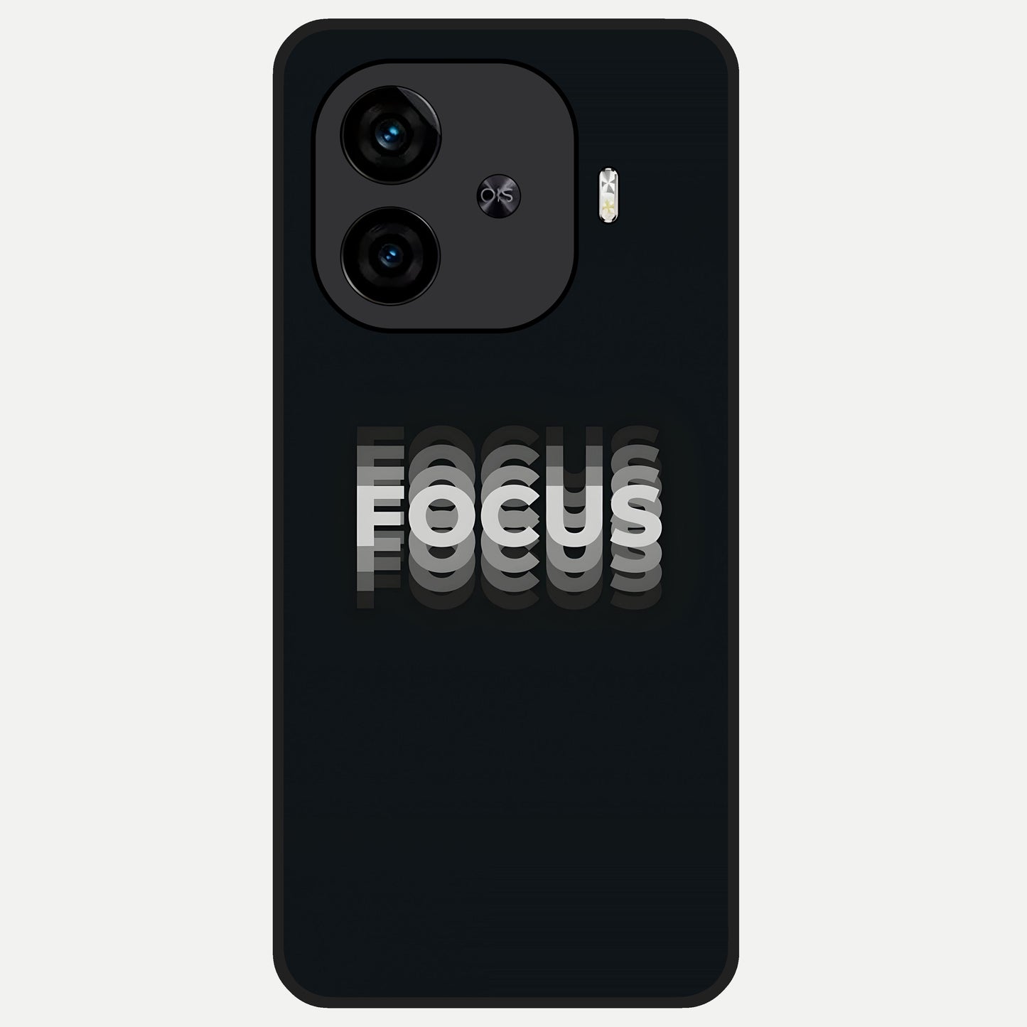  Mono Focus Vision Glass Case for  iQOO Z9 Turbo back cover – full design glossy printed glass finish