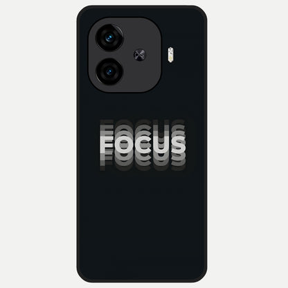  Mono Focus Vision Glass Case for  iQOO Z9 Turbo back cover – full design glossy printed glass finish