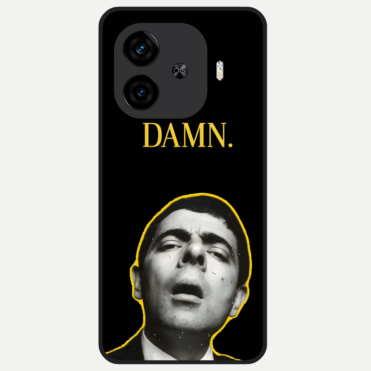  Mr Bean Damn Glass Case for  iQOO Z9 Turbo back cover – full design glossy printed glass finish