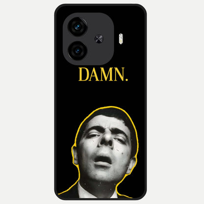  Mr Bean Damn Glass Case for  iQOO Z9 Turbo back cover – full design glossy printed glass finish