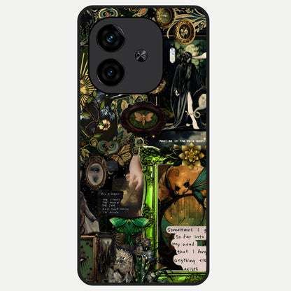  Mystic Woods Secret Glass Case for  iQOO Z9 Turbo back cover – full design glossy printed glass finish