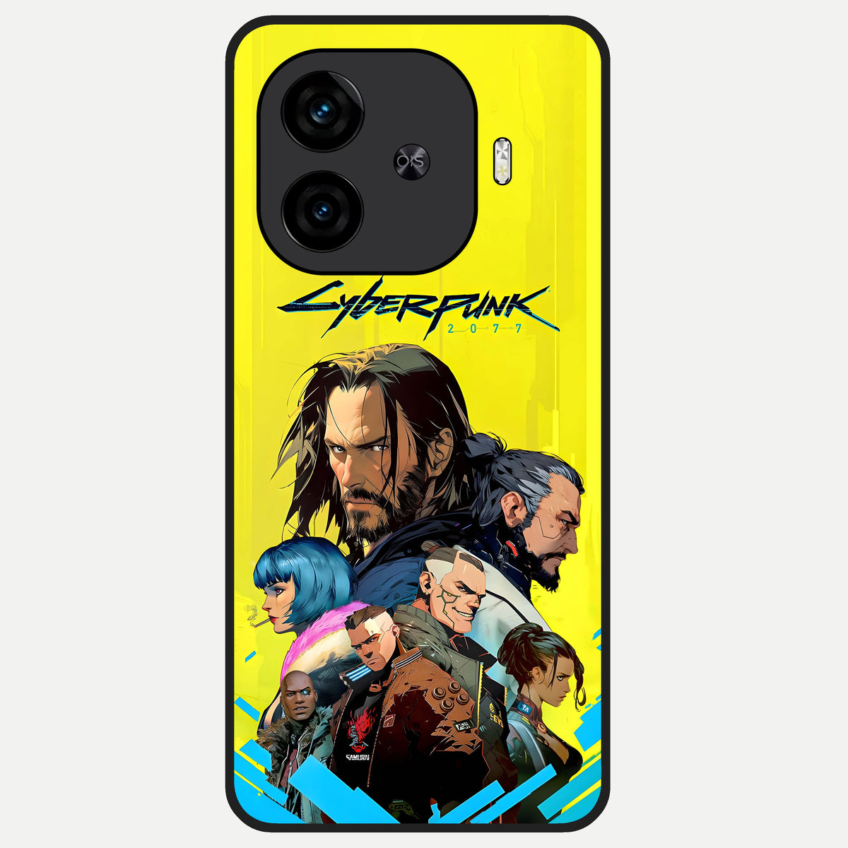 Neon Rebel Genesis Glass Case for  iQOO Z9 Turbo back cover – full design glossy printed glass finish