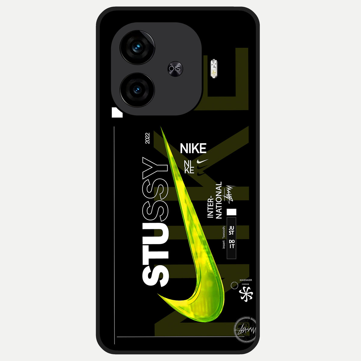  Neon Street Edition Glass Case for  iQOO Z9 Turbo back cover – full design glossy printed glass finish