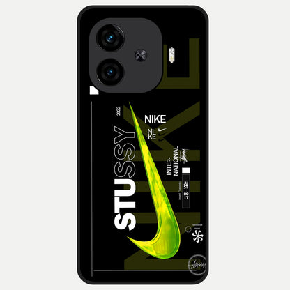 Neon Street Edition Glass Case for  iQOO Z9 Turbo back cover – full design glossy printed glass finish
