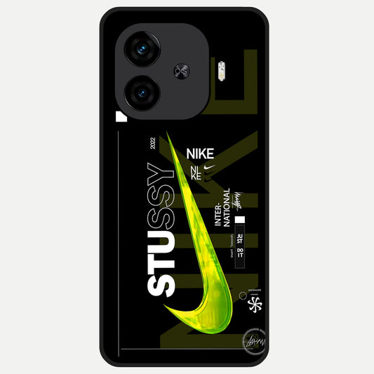  Neon Street Edition Glass Case for  iQOO Z9 Turbo back cover – full design glossy printed glass finish
