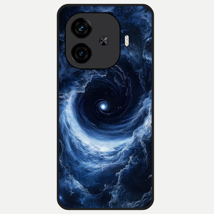  Stunning Galaxy Glass Case for  iQOO Z9 Turbo back cover – full design glossy printed glass finish
