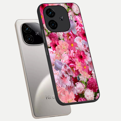  Bloom Crush Fantasy phone case for  iQOO Z9 Turbo showing premium glass back cover with detailed artwork