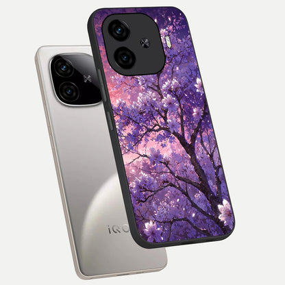  Blossom Tree phone case for  iQOO Z9 Turbo showing premium glass back cover with detailed artwork