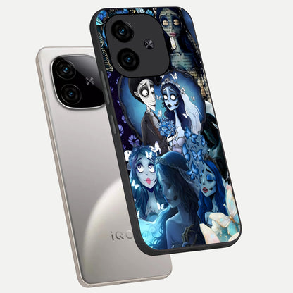  Butterfly Ghost Soul phone case for  iQOO Z9 Turbo showing premium glass back cover with detailed artwork