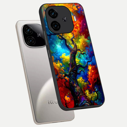  Colorful Soda Bottles phone case for  iQOO Z9 Turbo showing premium glass back cover with detailed artwork
