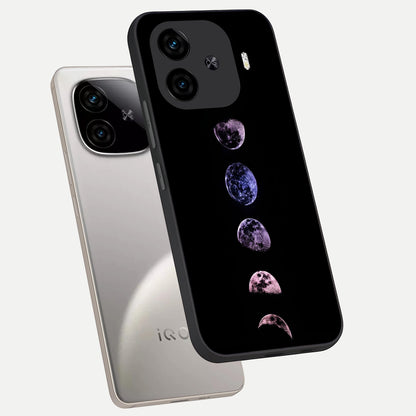  Crimson All Planets phone case for  iQOO Z9 Turbo showing premium glass back cover with detailed artwork