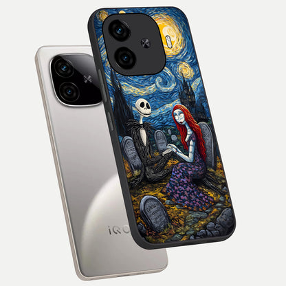  Eternal Night Love phone case for  iQOO Z9 Turbo showing premium glass back cover with detailed artwork